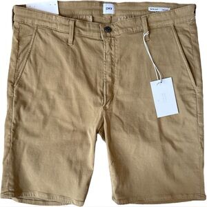 Edwin Denim Mason Endurance Slim Chino Shorts Beige Size 36 - 8" Inseam - $118